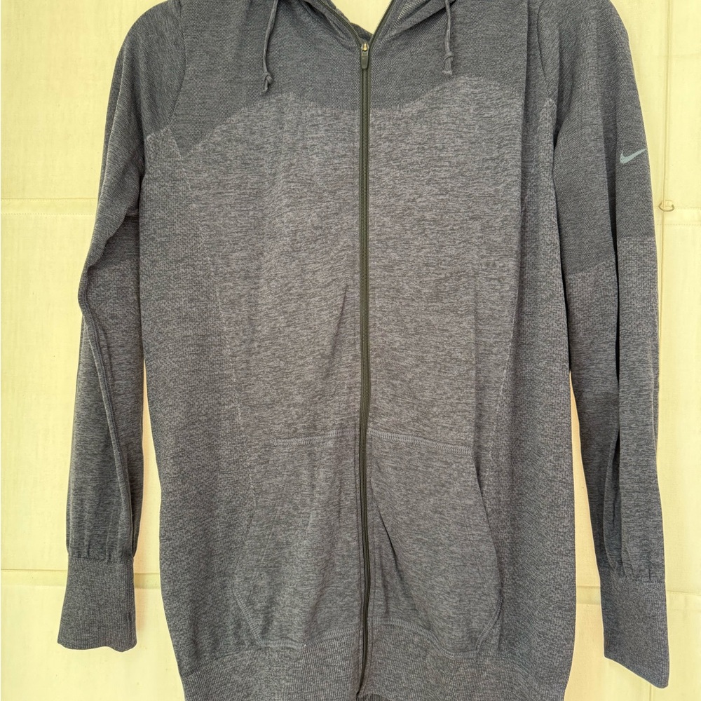 Nike Gray Full-Zip Hoodie